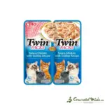 Twin packs atún y pollo caldo vieira 2x40g