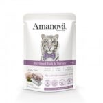 Amanova Wet Cat Sterilised Fish & Turkey Pouch — 85 g