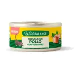 Latas de CAZUELA DE POLLO (con verduras) para gatos — 80 g