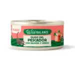 Latas de GUISO DEL PESCADOR (salmón y cerdo) para gatos — 80 g